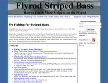 Tablet Screenshot of flyrodstripedbass.com